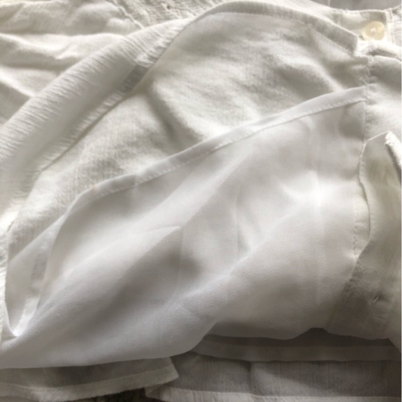 American eagle white blouse - Picture 8 of 9